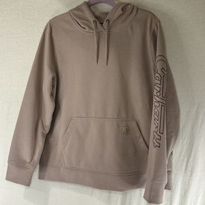 Carhartt Women's XL Rain Defender Relaxed Fit Midweight Script Sleeve Sweatshirt